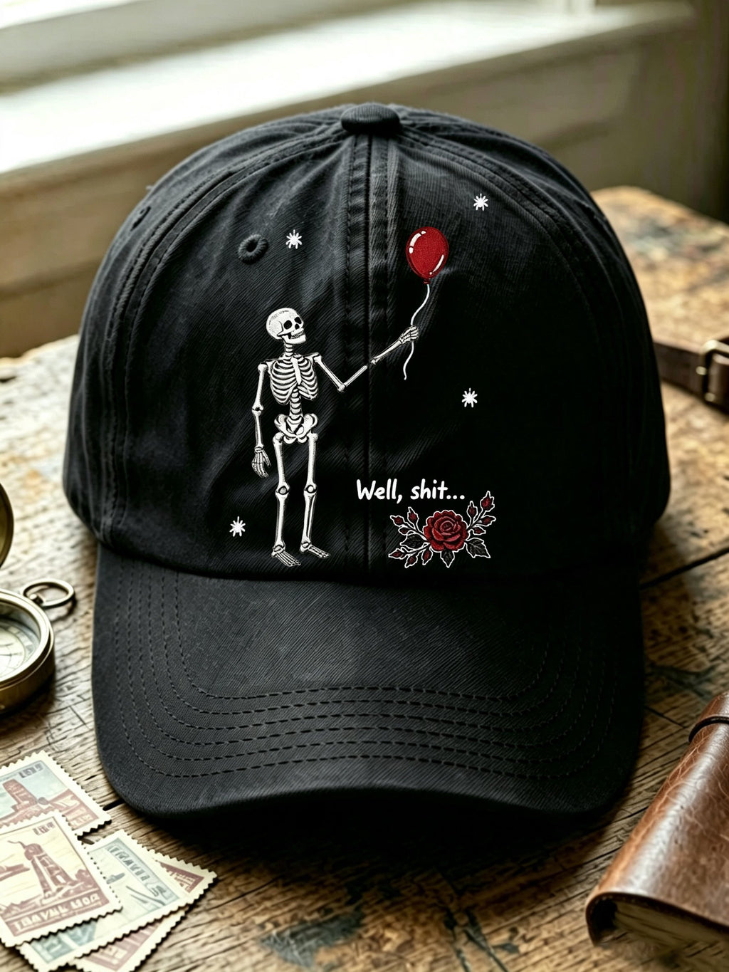 🔥🔥2nd 50% Off 🔥🔥Unisex Retro Halloween Well, shit...  Print Hat