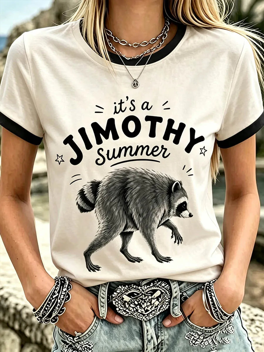 Women's Jimothy Raccoon T-Shirt