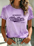 Women's Alzheimer's Awareness Short-Sleeve T-Shirt