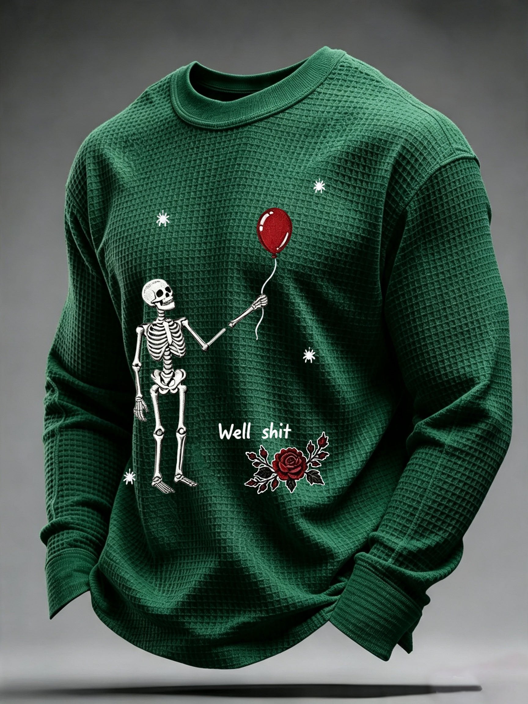 Men's Retro Halloween Well, shit... Printing T-Shirts