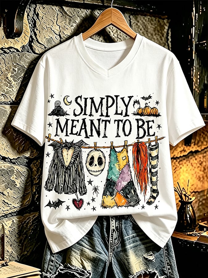 Women's Halloween Scary Pumpkin Face Cat Art Print Top