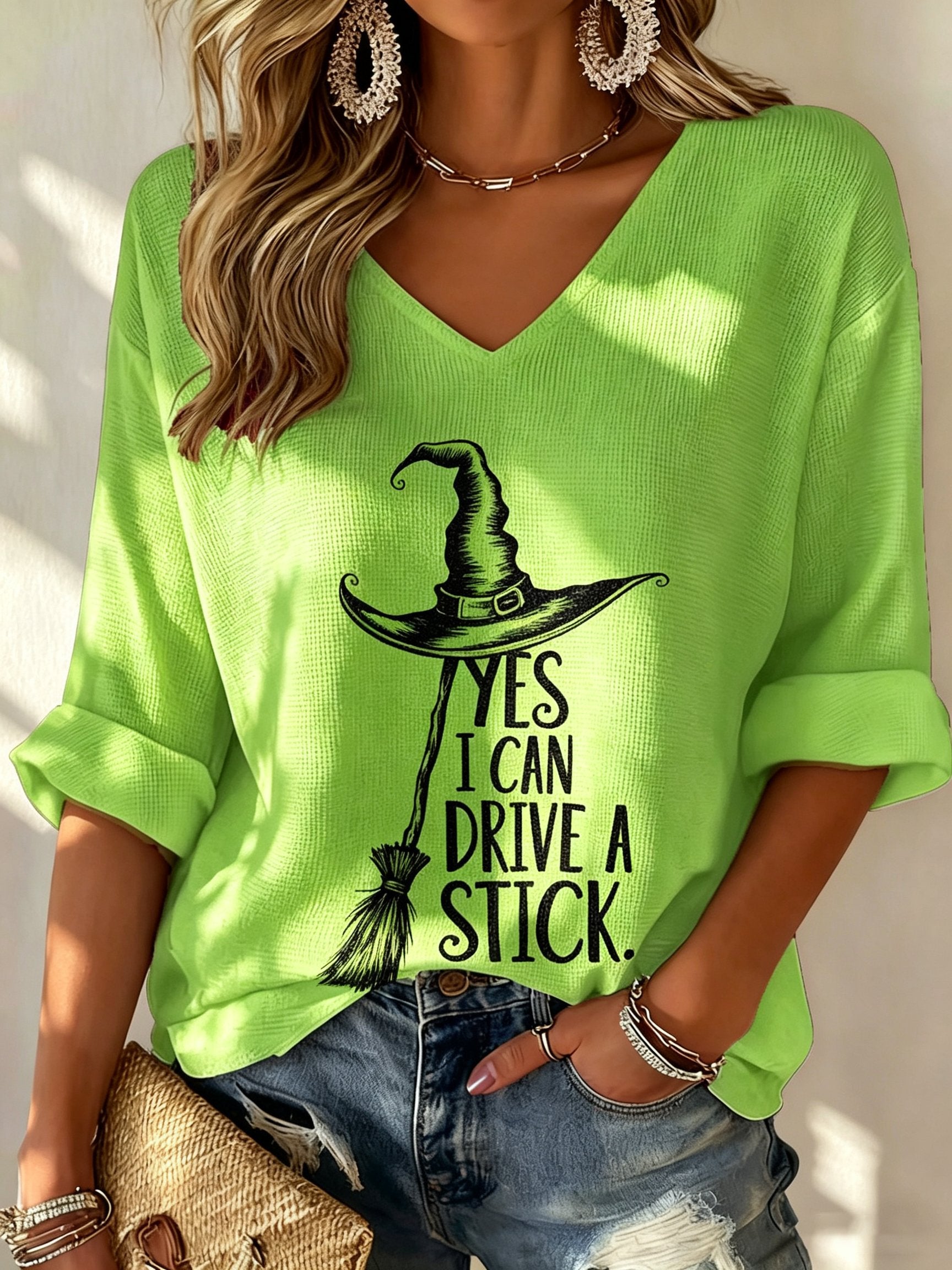 Women's Casual Halloween Printed Top