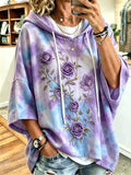 Women's Autumn Leisure Art Printed Hoodie