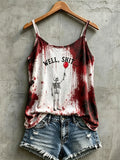 Women's Retro Halloween Well, shit... Print Camisole