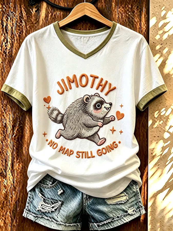 Women's It's ok to be weird Jimothy from SeattleShort-Sleeve T-Shirt