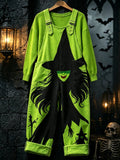 Women's Halloween Print Jumpsuit