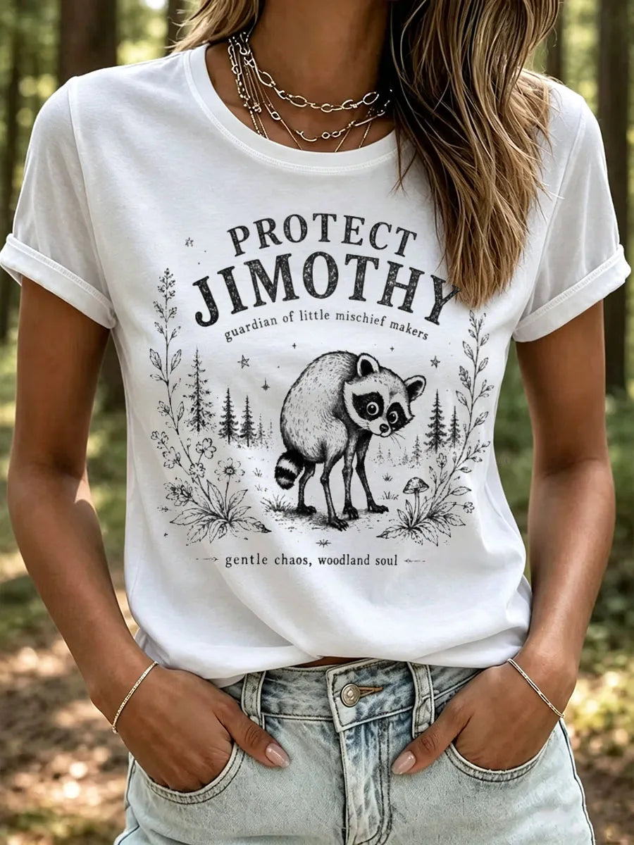 Women's Jimothy Raccoon T-Shirt