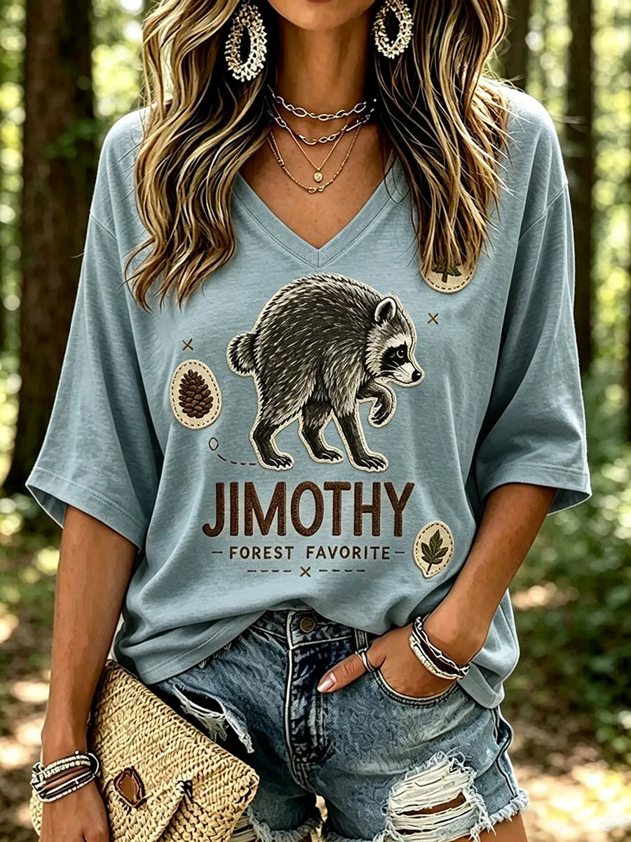 Women's Jimothy Raccoon T-Shirt