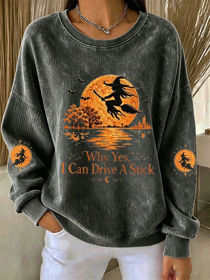Women's Casual Print Long Sleeve Knit Top