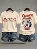 Women's Wish Card Print Tee