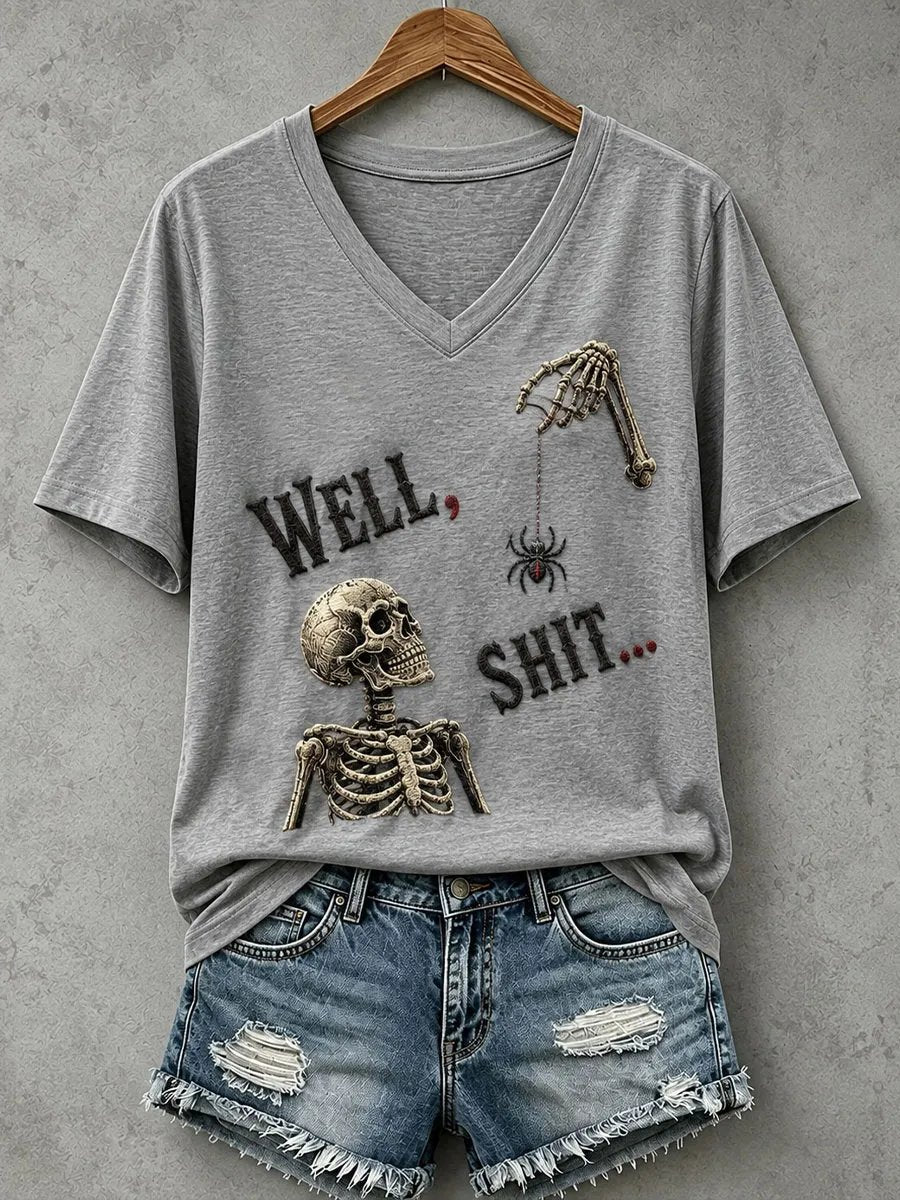 Halloween "WELL. SHIT." Art Print T-Shirt