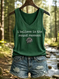 Women's Jimothy Raccoon Tank Top
