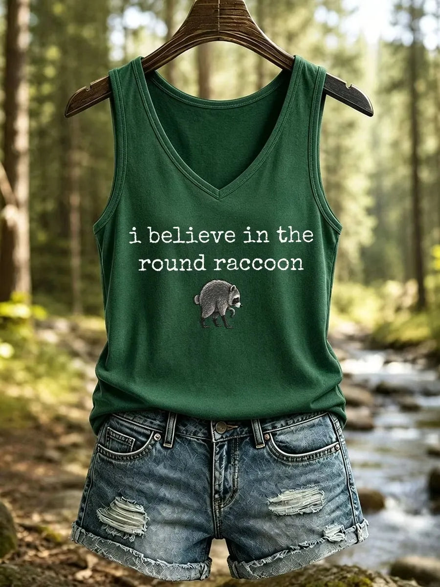 Women's Jimothy Raccoon Tank Top