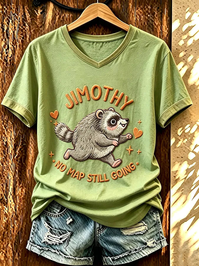Women's It's ok to be weird Jimothy from SeattleShort-Sleeve T-Shirt