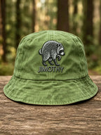 (Unisex Hat) Jimothy Raccoon Bucket Hat
