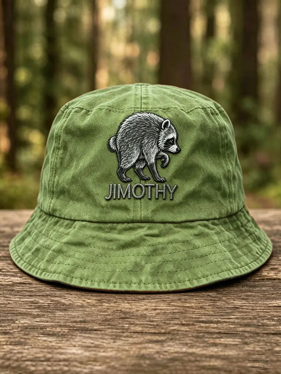 (Unisex Hat) Jimothy Raccoon Bucket Hat