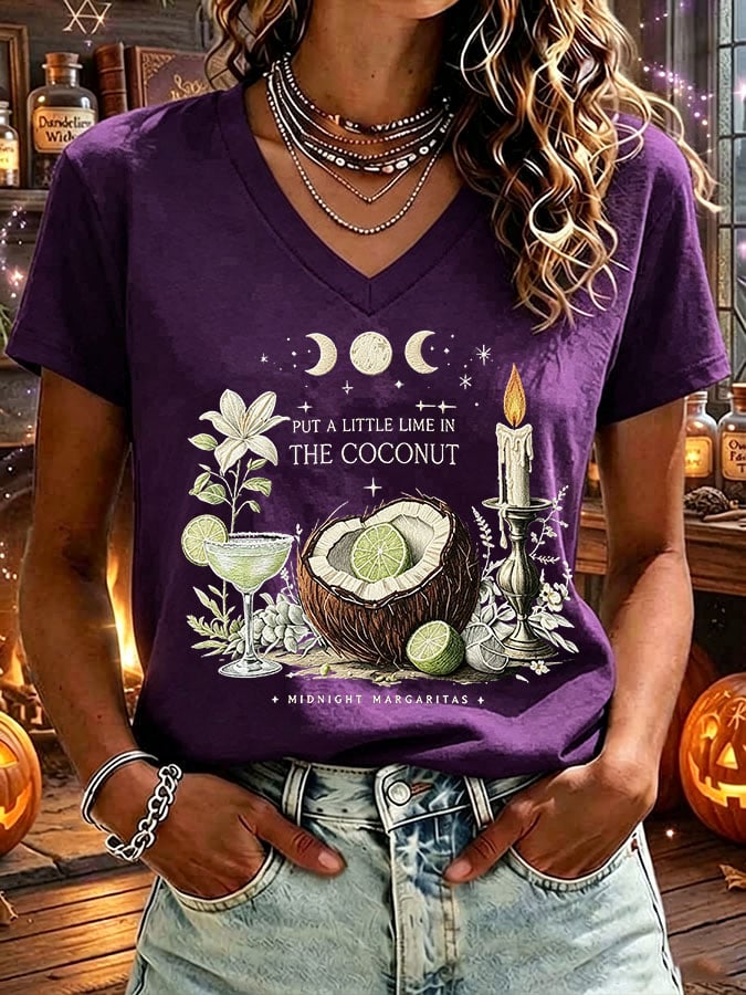 Women's Midnight Margaritas Print T-shirt