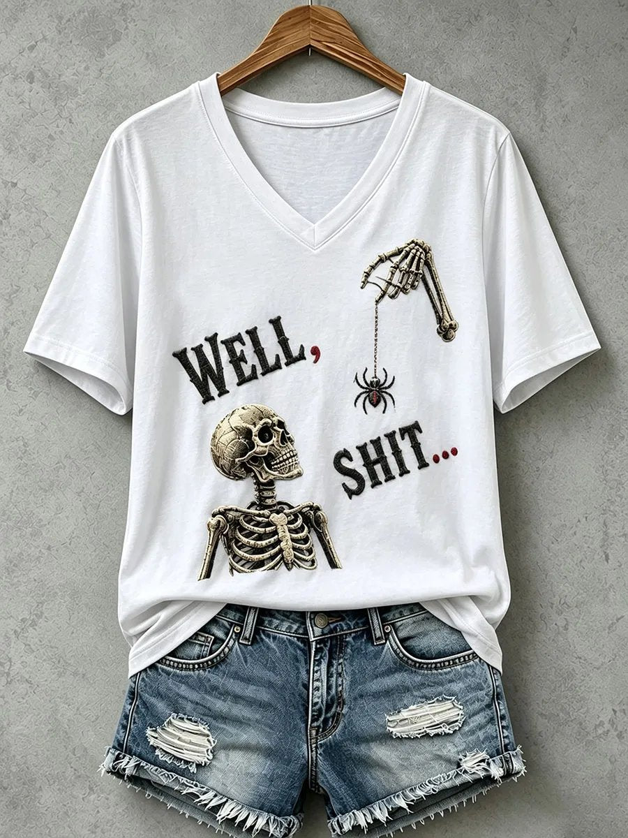 Halloween "WELL. SHIT." Art Print T-Shirt