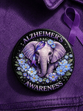 Unisex Alzheimer'S Awareness Pin Button