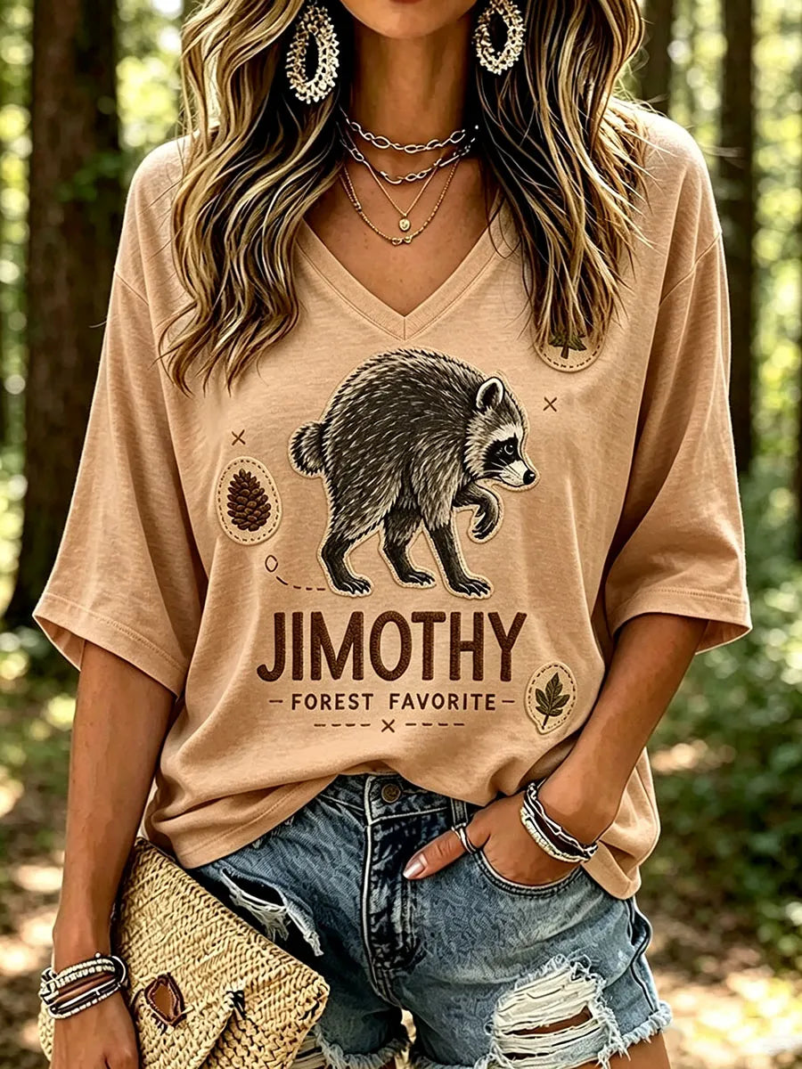 Women's Jimothy Raccoon T-Shirt