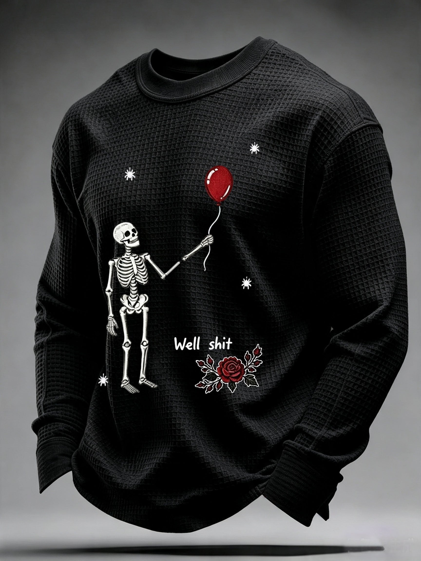 Men's Retro Halloween Well, shit... Printing T-Shirts