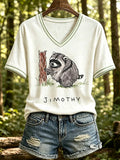 Women's Jimothy Raccoon T-Shirt
