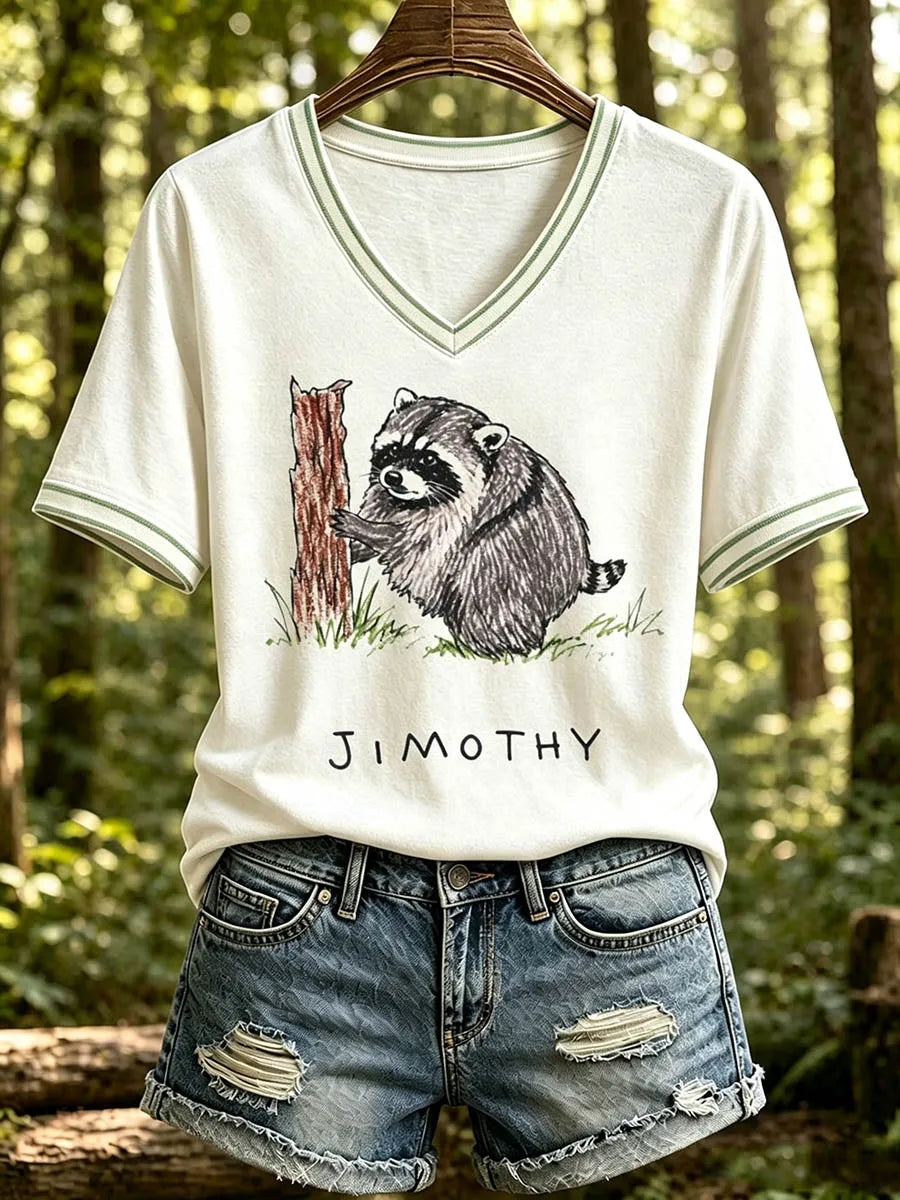 Women's Jimothy Raccoon T-Shirt
