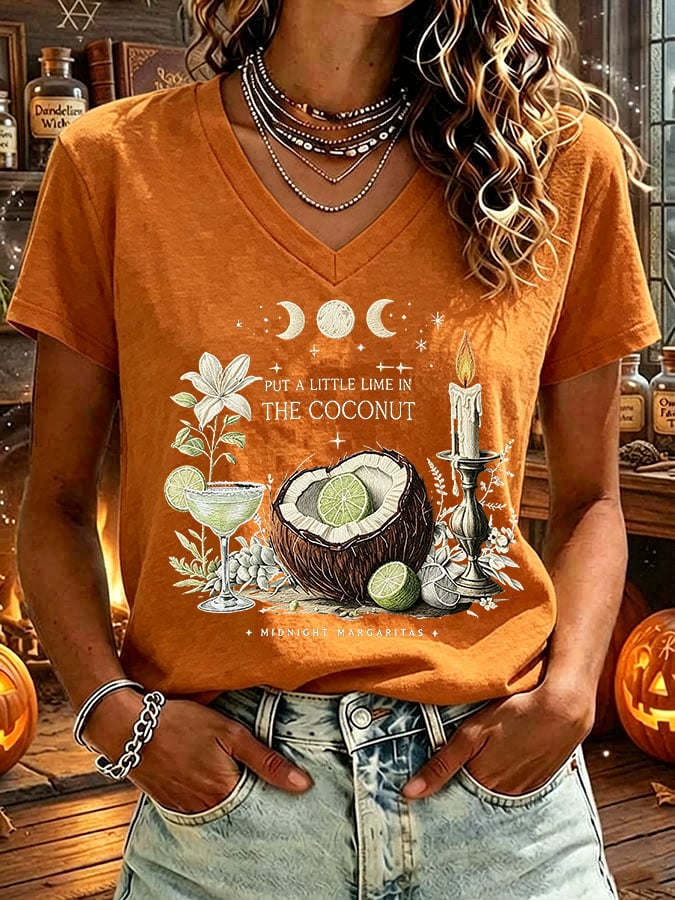 Women's Midnight Margaritas Print T-shirt