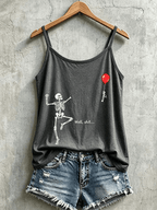 Women's Retro Halloween Well, shit... Print Camisole