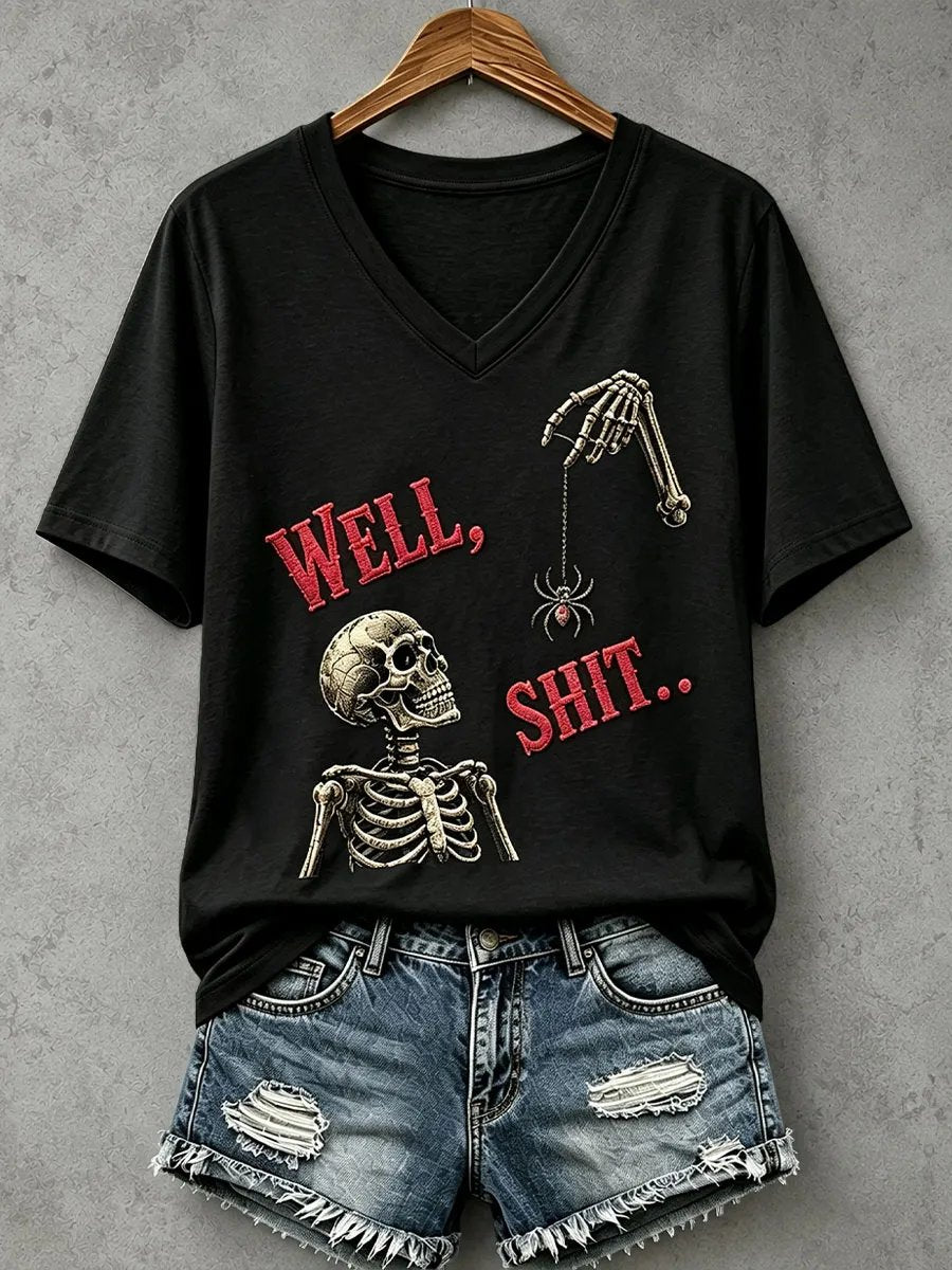 Halloween "WELL. SHIT." Art Print T-Shirt