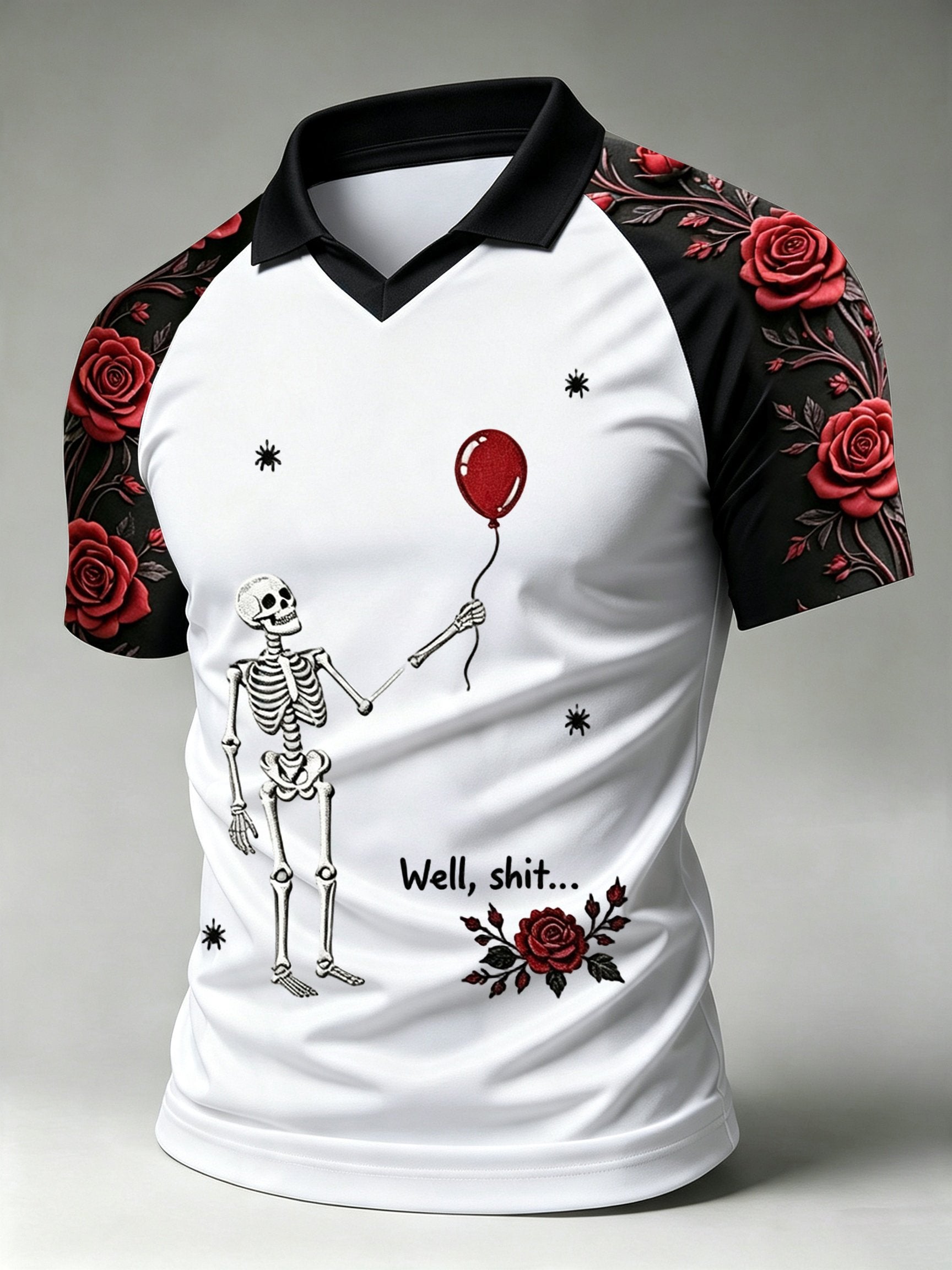 🔥🔥2nd 50% Off 🔥🔥Men's Retro Halloween Well, shit... Printed Casual T-Shirt