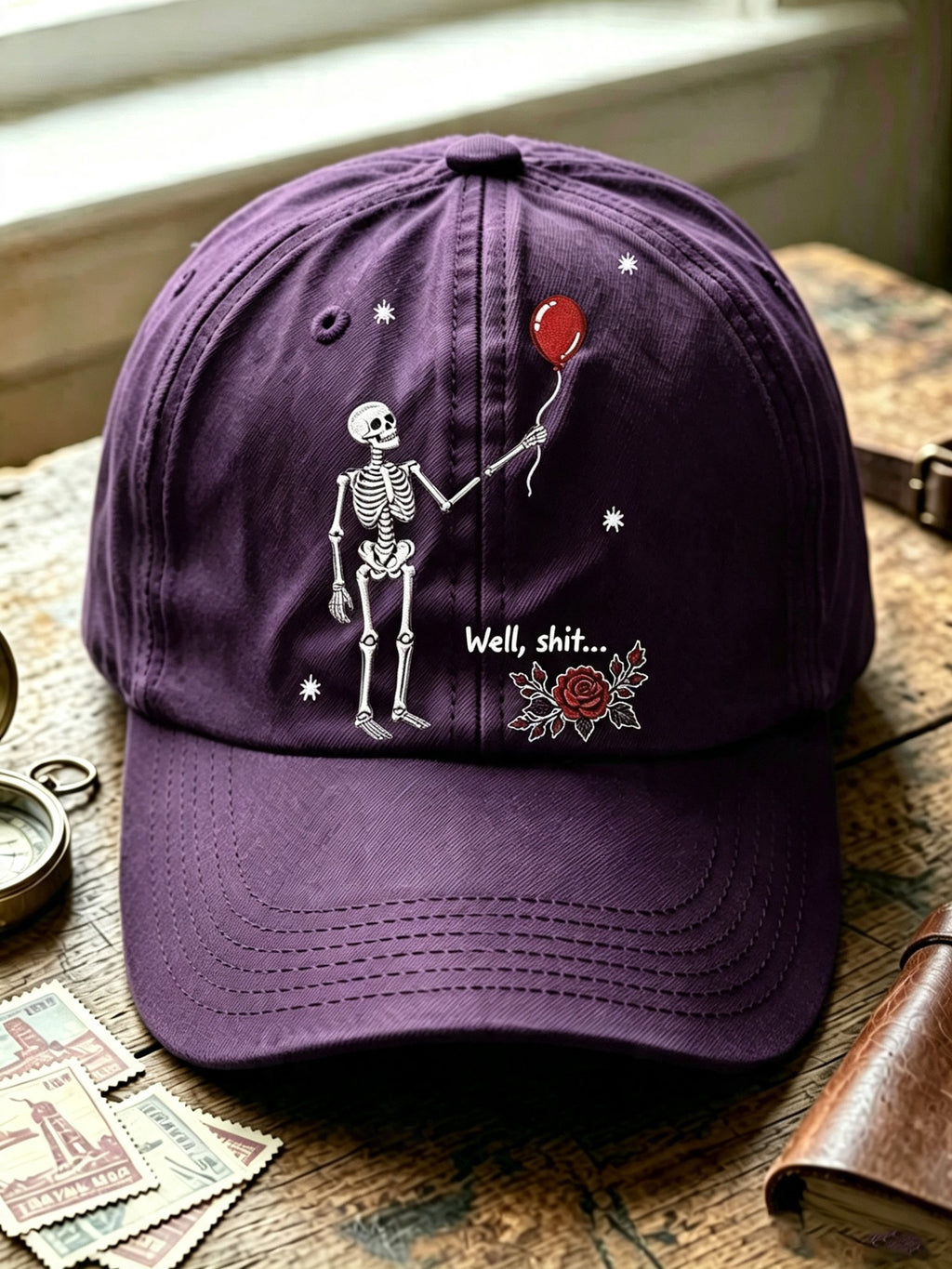 🔥🔥2nd 50% Off 🔥🔥Unisex Retro Halloween Well, shit...  Print Hat