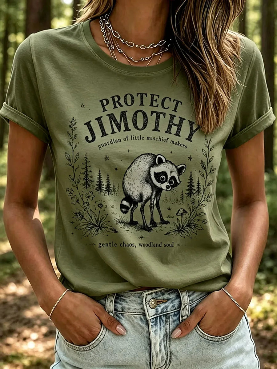 Women's Jimothy Raccoon T-Shirt