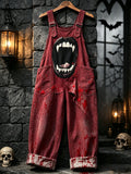 Women's Halloween Print Jumpsuit