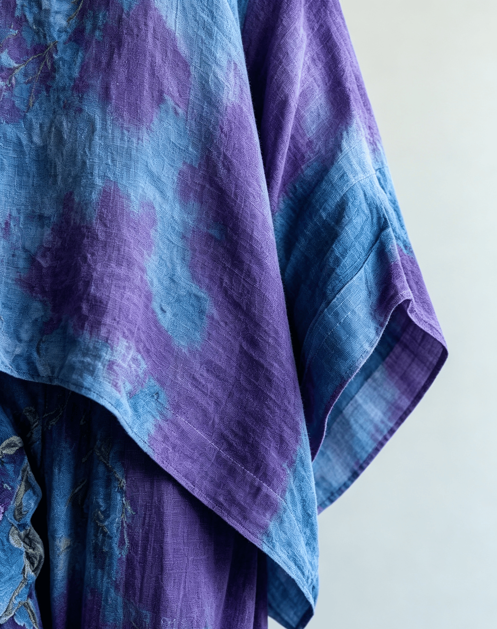 Women's Purple Floral Print Casual Top and Pants Set