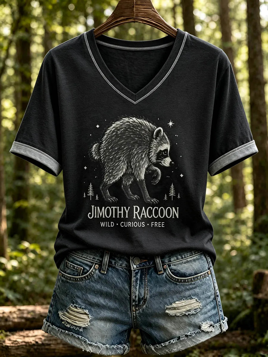Women's Jimothy Raccoon T-Shirt