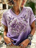 Women's Casual Print Short-Sleeve T-Shirt