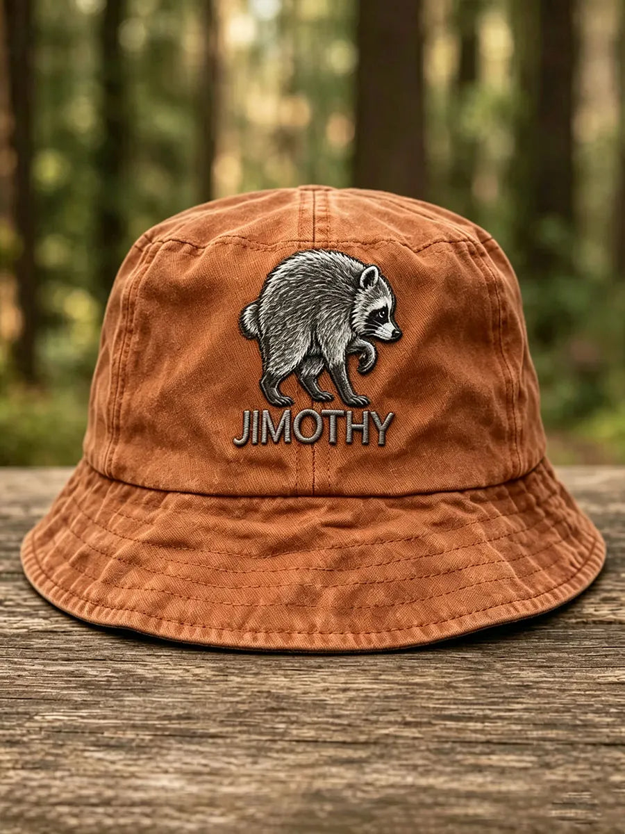 (Unisex Hat) Jimothy Raccoon Bucket Hat