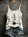 Women's Retro Halloween Well, shit... Print Camisole