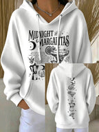 Women's Midnight Margaritas Print Casual Sweatshirt