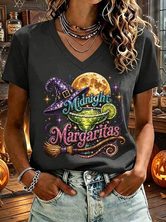 Women's Midnight Margaritas Print T-shirt