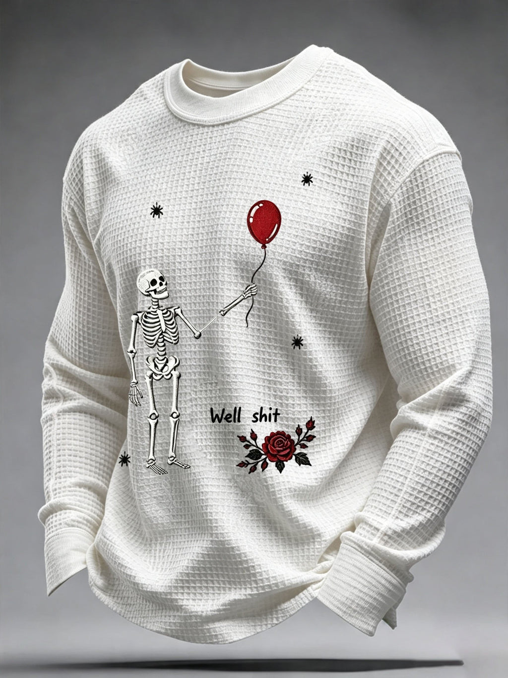 Men's Retro Halloween Well, shit... Printing T-Shirts