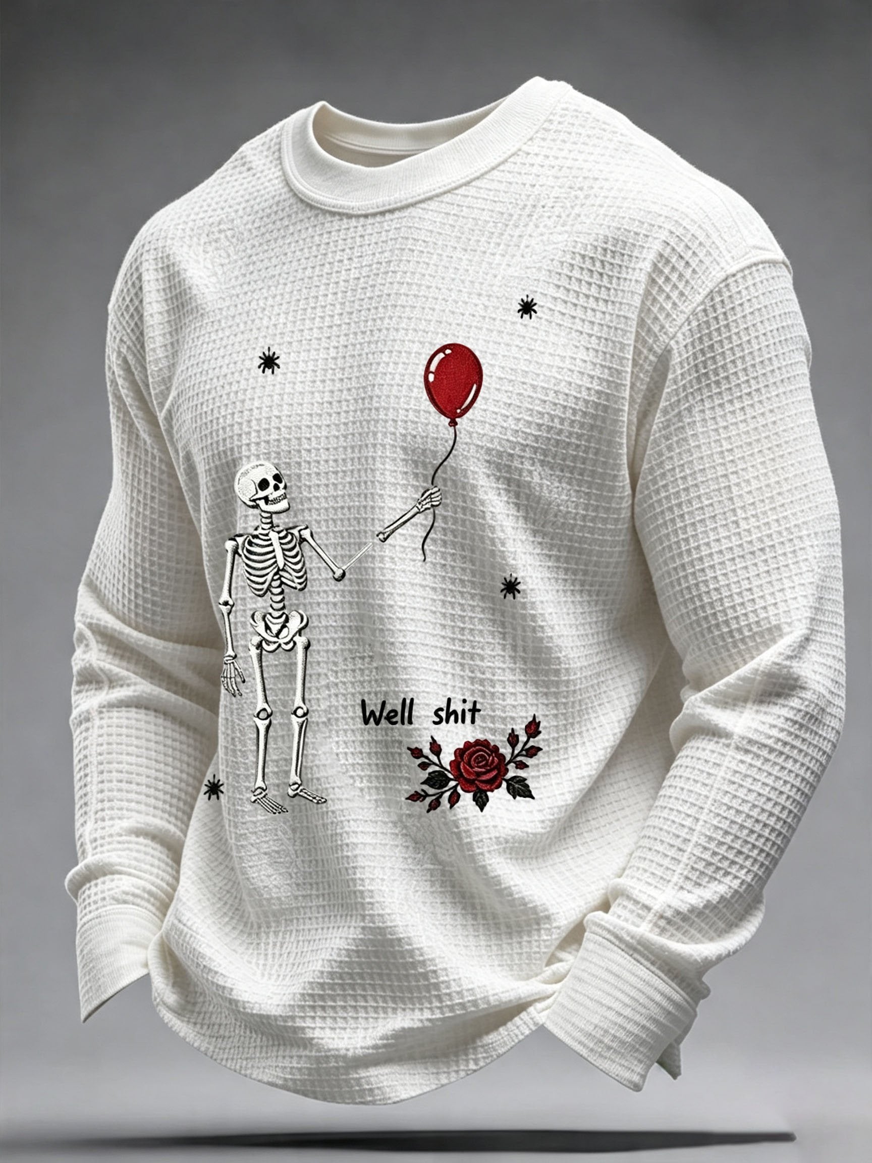 Men's Retro Halloween Well, shit... Printing T-Shirts