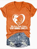 Women's Casual Print Short-Sleeve T-Shirt