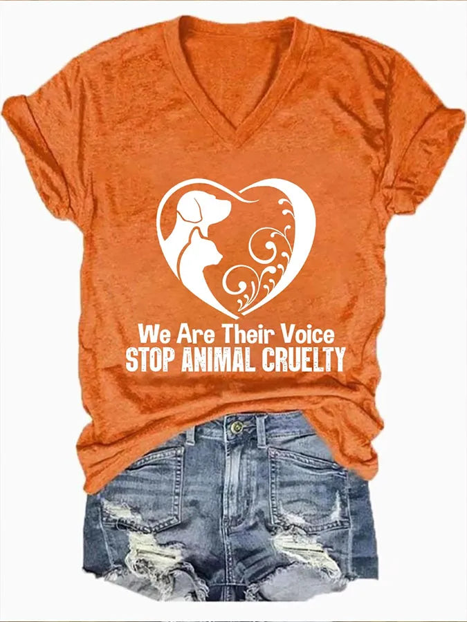 Women's Casual Print Short-Sleeve T-Shirt