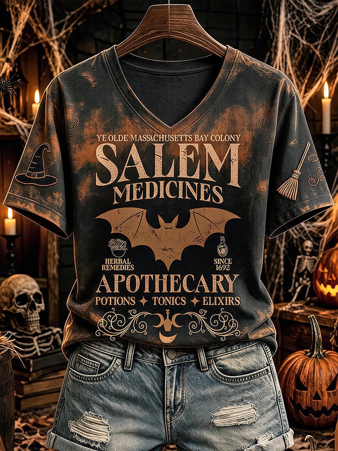 Women'S Salem Pharmacy Printed T-Shirt