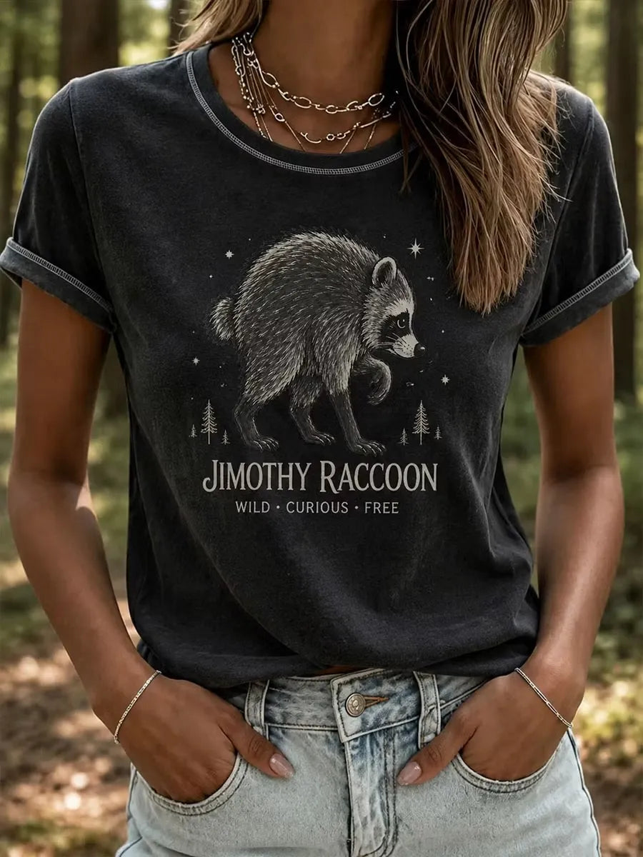 Women's Jimothy Raccoon T-Shirt