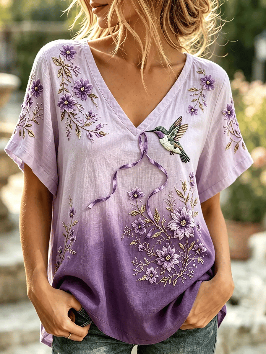 Women's Alzheimer's Disease Awareness Print Comfortable T-Shirt