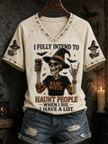 Halloween Art Print T-Shirt