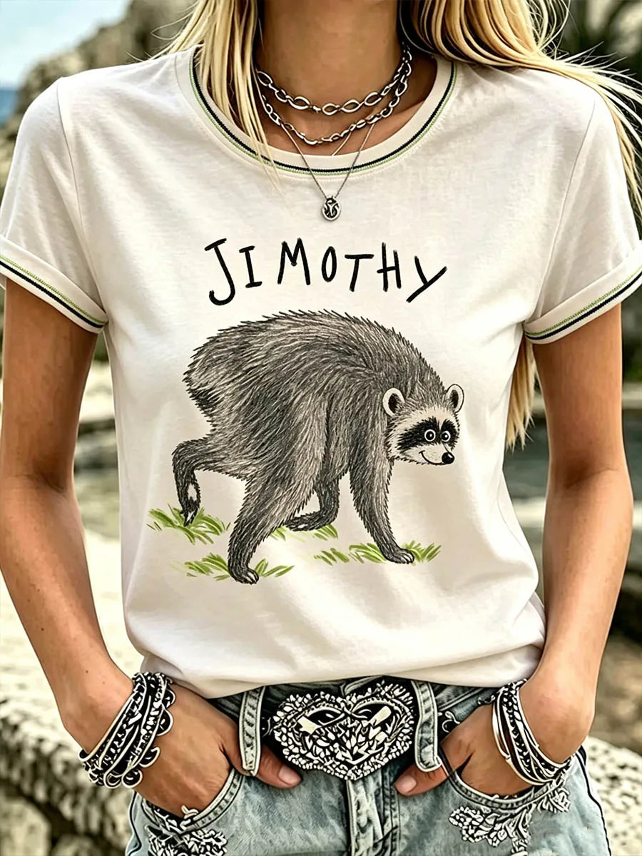Women's Jimothy Raccoon T-Shirt